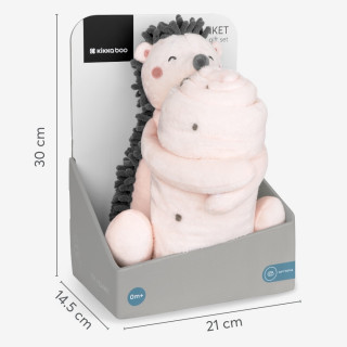 Kikka Boo ćebe sa igračkom 70x100 Hedge Hugs 