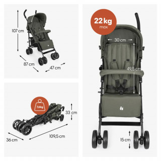 Hauck kolica Fold N Care, Olive 