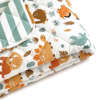 Baby Textil štep deka Dino družina, 140x200 cm 