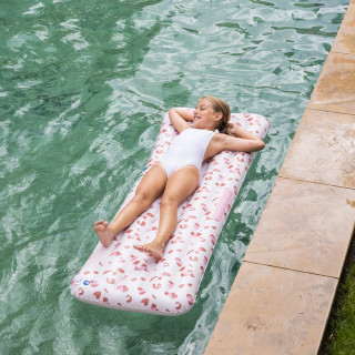 Swim Essentials dušek leopard roze 