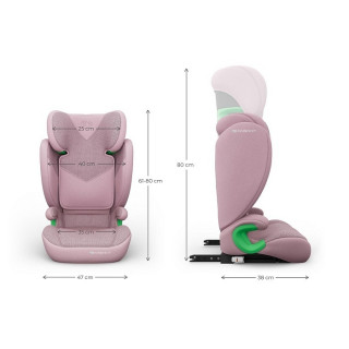 Kinderkraft a-s Junior Fix2(100-150cm)i-size Pink 