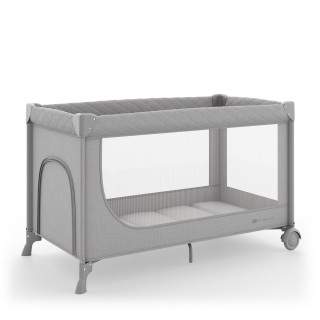 Kinderkraft prenosivi krevetac Leody Up 2u1 Grey 