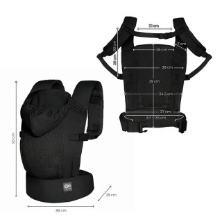 Kinderkraft kengur nosiljka Carrybee Black 