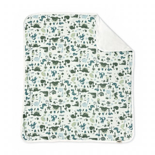 Baby Textil prekrivač Dino družina, 80x90cm 