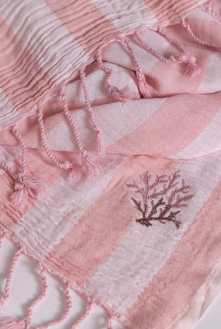 Stefan pareo muslin, roze 