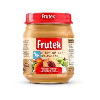 Frutek kašica breskva i pirinač 120g 