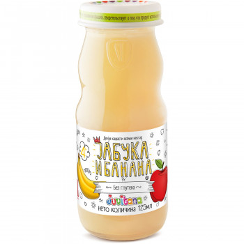 Juvitana kašasti sok jabuka i banana 125ml 