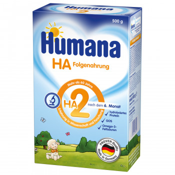 Humana mleko HA 2 500g, 