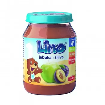 Lino kašica jabuka i šljiva 190g 