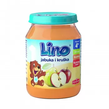 Lino kašica jabuka i kruška 190g 