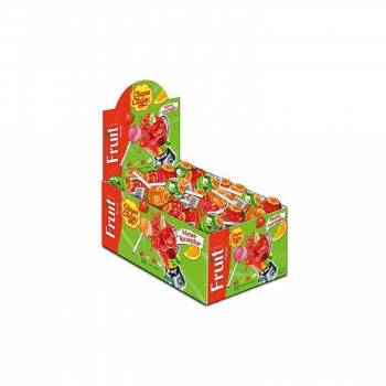 Chupa chups lizalica sa voćnom pulpom, vrteška 12g 