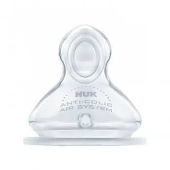 Nuk FC plus cucla silikon, spor protok (S), 0-6m 