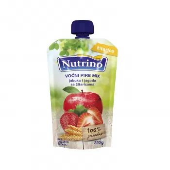 Nutrino pouch mix jabuka i jagoda sa žitar. 220g 
