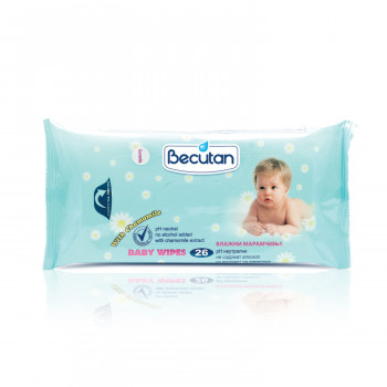Becutan baby vlažne maramice 26 kom