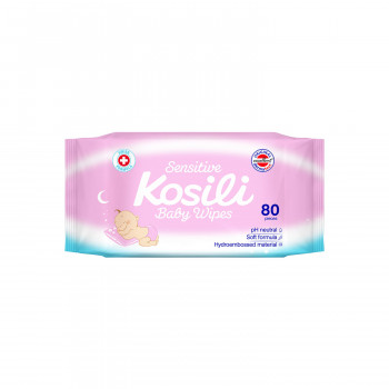 Kosili baby vlažne maramice roze 80kom 