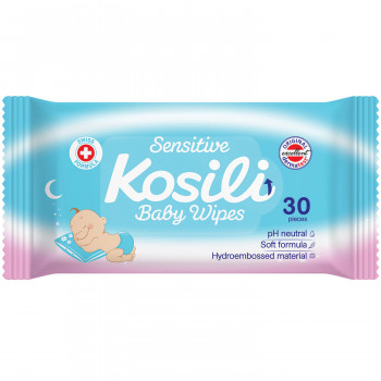 Kosili baby vlažne maramice plave 30kom