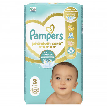 Pampers pelene premium VP 3 midi 6-10kg 60kom 