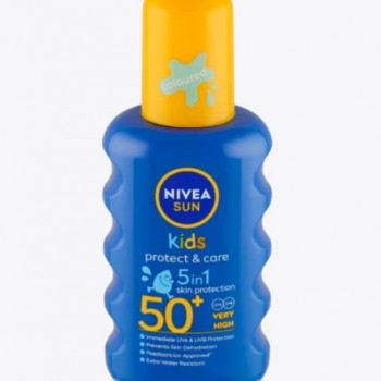 Nivea Sun dečiji obojeni sprej za sunčanje SPF 50+ 