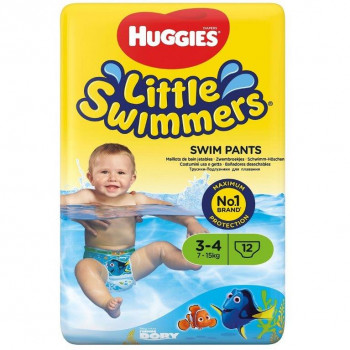 Huggies pelene za kupanje 3-4, 7-15kg, 12 kom 