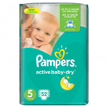 Pampers pelene JP 5 junior 11-18kg 52kom