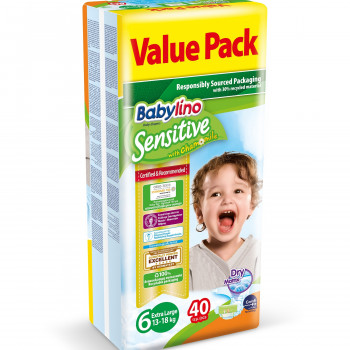 Babylino pelene sensitive VP 6 ex.l. 15-30kg 40kom