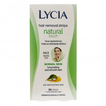 Lycia prirodni dodir depil trake lice 20kom* 