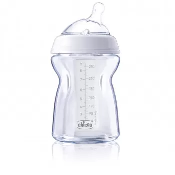 Chicco flašica Naturalfeeling 250 ml, silikon 0m+ 