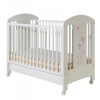 Bambino krevetac Lolek,belo-roze, leptir, sa fio