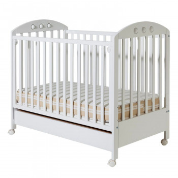 Bambino krevetac Nora, beli, sa fiokom