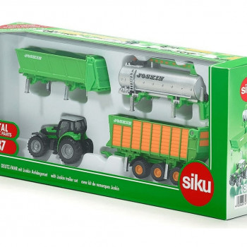 Traktor Deutz sa setom prikolica Joskin 