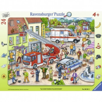 Ravensburger puzzle Spasavanje životinja u gradu 