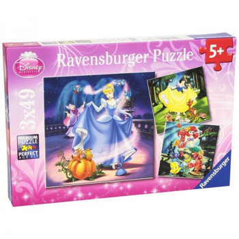 Ravensburger puzzle (slagalice) - Cinderella,Ariel 
