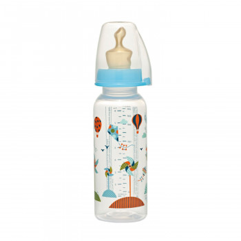 Nip PP flašica Family Boy 250ml kauč.cucla 6m+ 