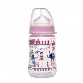 Nip fl. šir.otv. Trendy Girl 260ml sil.cucla 0m+ 