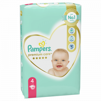 Pampers pelene premium JP 4 maxi 9-14kg 68kom 