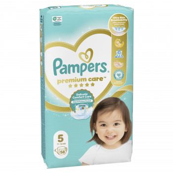 Pampers pelene premium JP 5 junior 11-16kg 58kom 