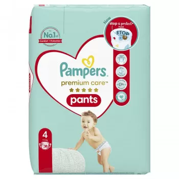 Pampers pants premium VP 4 maxi 9-15kg 38kom 