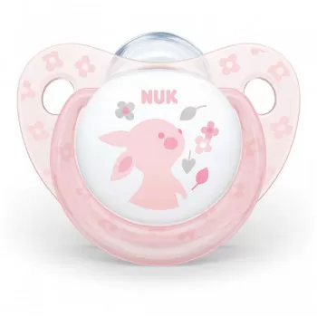 Nuk laža silikon roze vel1 