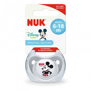 Nuk laža silikon Mickey Mouse vel2 