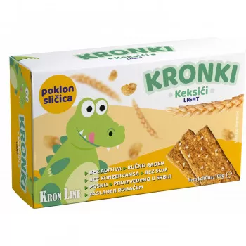 Kronki keksić light 100g 