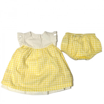 Chicco komplet 2/1 (haljina kr, gaćice),devojčice 
