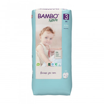 Bambo pelene Nature 3 midi 4-8kg 52kom 