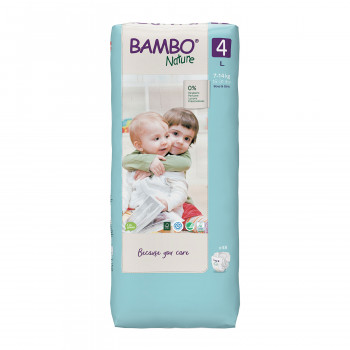 Bambo pelene Nature 4 maxi 7-14kg 48kom 