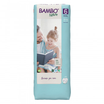 Bambo pelene Nature 6 extra large 16+kg 40kom 