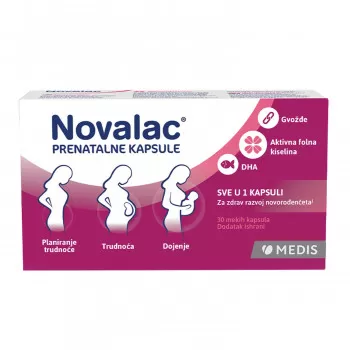 Novalac prenatal 30 kapsula 