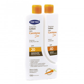 Top ten sun losion duo karoten SPF20/40 100+200ml 