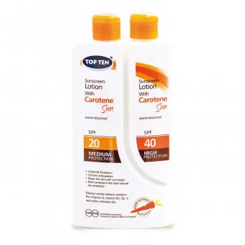 Top ten sun losion duo karoten SPF20/40 100+200ml 