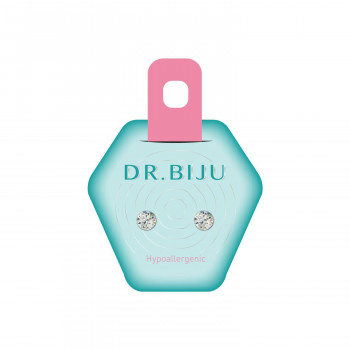 Dr.Biju minđuše 5.3mm providne krug DXI53C001 