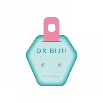 Dr.Biju minđuše 3.3mm providne krug DXI33C001 