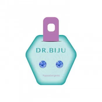 Dr.Biju minđuše 7.1mm plave krug DXI71C206 
